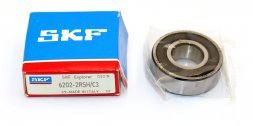 Подшипник SKF 6202 2RS C3 (180202 (76)) 15*35*11мм