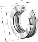 Подшипник 8108 Н (51108) ГПЗ/СПЗ-4 40*60*13мм